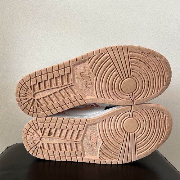 Size 9 Nike Air Jordan 1 Mid Artic Orange Crimson Tint Salmon - Picture 7 of 9